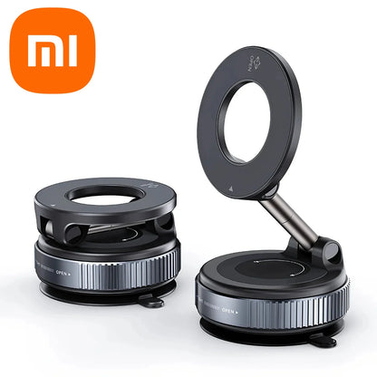 Xiaomi Magsafe Car Phone Holder Suction Cup Vacuum Magnetic Phone Stand 360° rotatable and Foldable Suction Cup Phone Holder