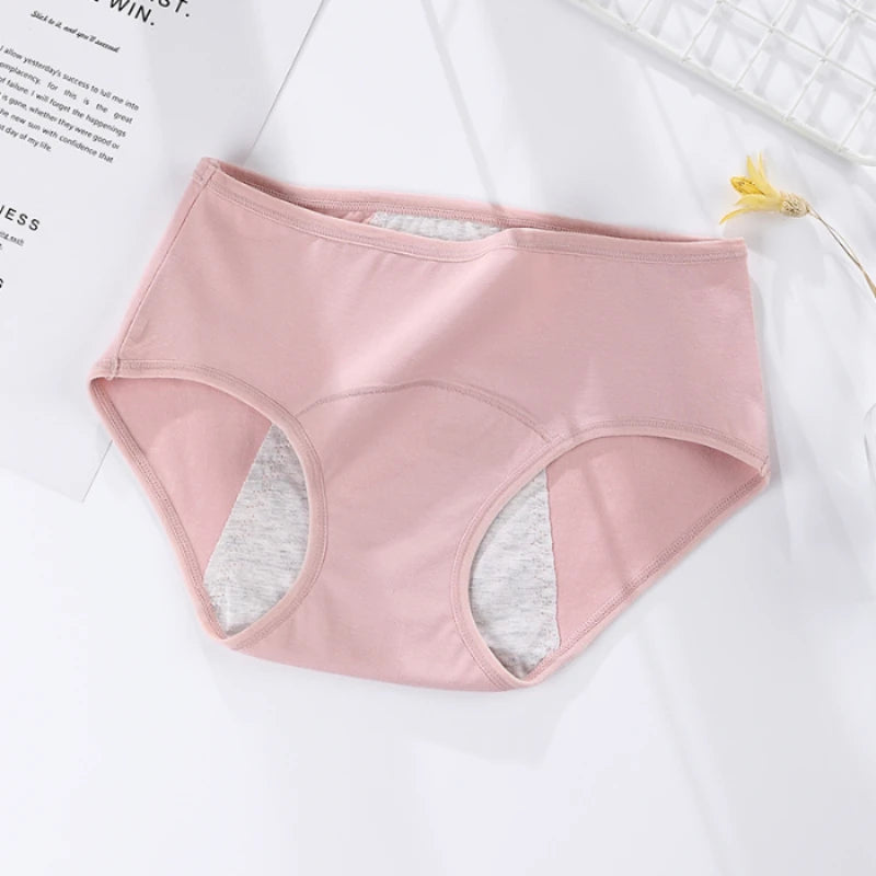 3PCS/set Women's menstrual briefs large flow postpartum water absorption leakproof briefs women's pure cotton menstrual briefs.