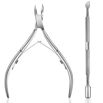 Stainless Steel Nail Scissor Steel Push Nail Art Tool Set Stainless Steel Nail Barb Scissor Nail Remover Skin Eliminator Pliers.