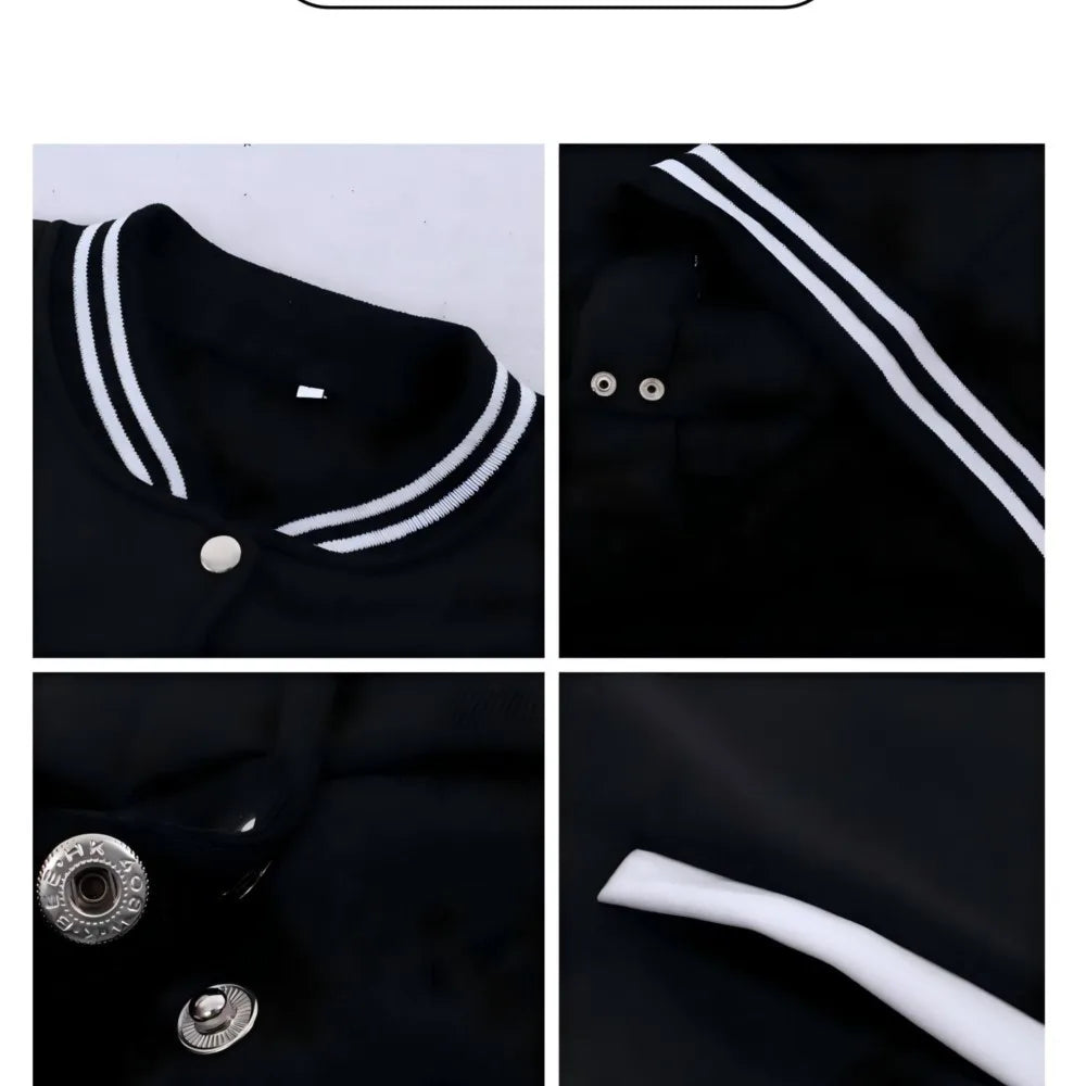 Spider'S Web Heart Printing Baseball-Mantel für Damen, bequeme, lockere Jacken, Winter-Fleece, warme Oberteile, Basics, lässige Damenbekleidung.