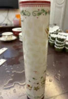 German V Bao Tableware Christmas Biscuits Plate Dish Rectangular Plate Mug Plate Salad Dish.