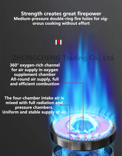 Furious Fire Stove Commercial Single Stove Liquefied Gas Stove Stir-frying High pressure stove stainless steel desktop gas stove.