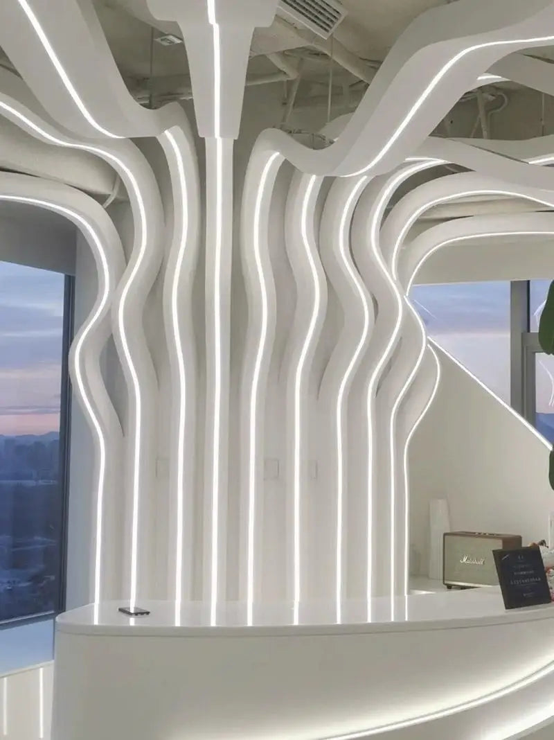 Flexible Embedded LED Neon Tube Silica Gel Covering Silicone Diffuse Channel DIY Outdoor Waterproof Strip Light WS2812B WS281.