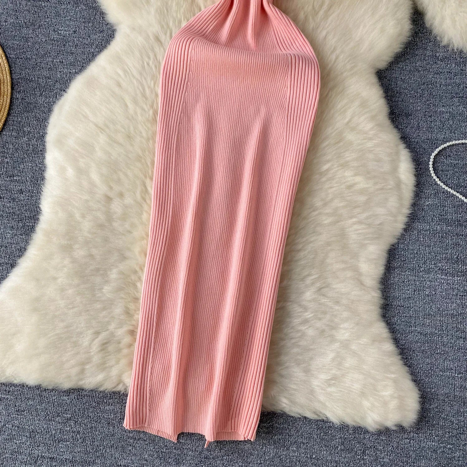 SINGREINY Einzelnen Schulter Tinte Stricken Kleid Backless Tank Gestreiften Schlank Bodycon Sommerkleid Frauen Sommer Beachwear Sexy Chic Vestidos.
