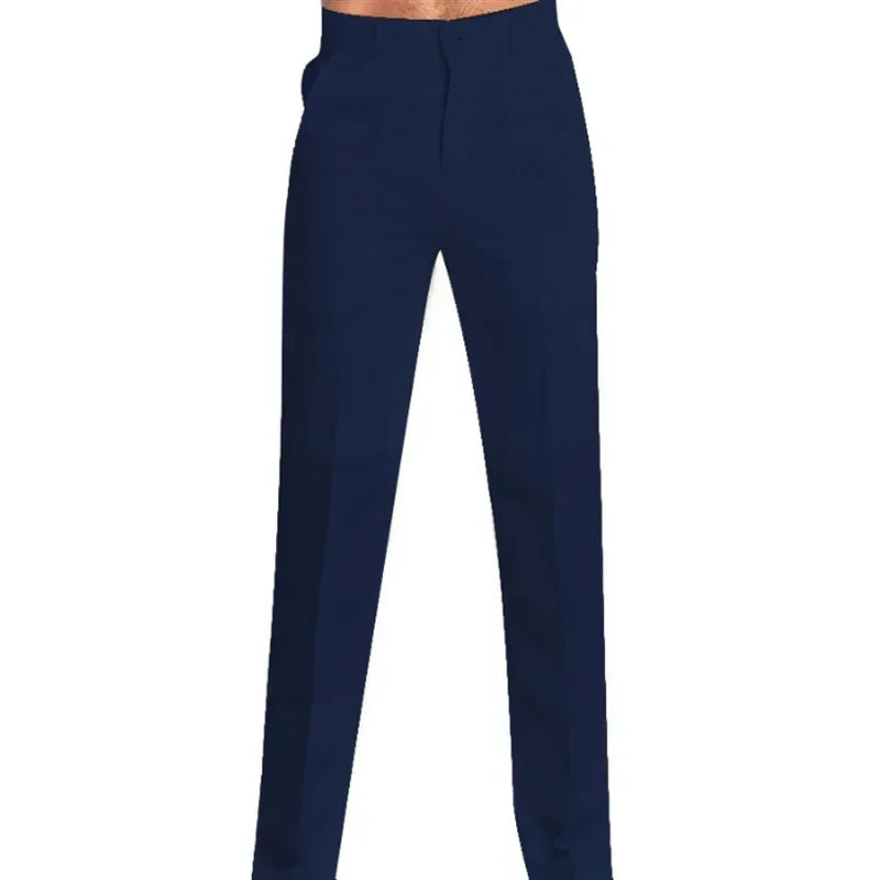 Neue Vintage männer Baumwolle Leinen Hosen Atmungsaktive Komfort Weiche Hosen Mode Lose Gerade Hosen Männer Solide Einfache Casual Hosen