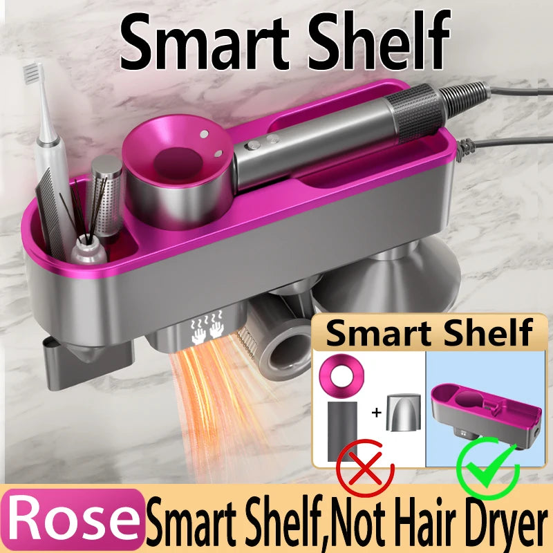 1600W Negative Ionic Hair Dryer For Dyson Hair Dryer Shelf 2 IN 1 Become Hand Dryer Whitout Drilling Hanger Household