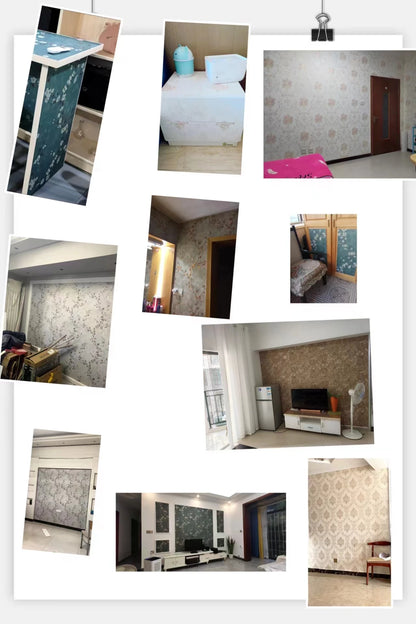 Blumentapete, selbstklebend, warm, für Mädchen, Schlafzimmer, 3D-Verdickung, Wanddekoration, Aufkleber, Wohnzimmer, Restaurant, Sofa, Hintergrund