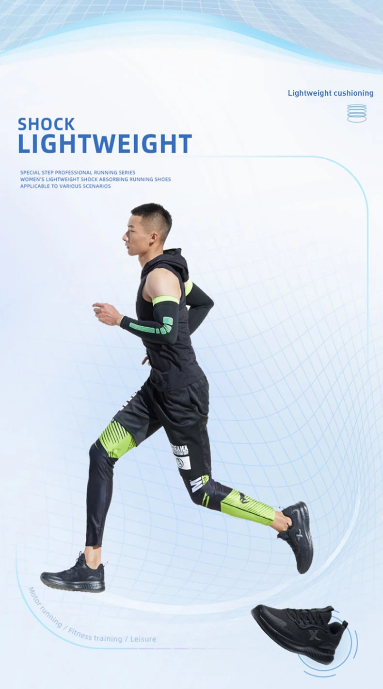 Xtep XingYun Men's Running Shoes Male 2023 Comfortable Sports Shoes Cushioning Breathable Casual Sneakers For Men 878119110007.