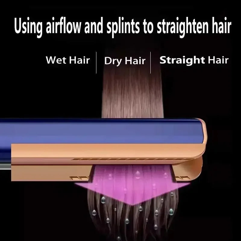 New 2 IN 1 professional hair dryer hair straightener styling tools for heating hair irons negative ion hair straighteners