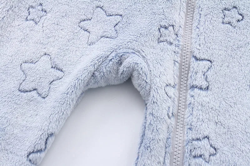 Somenie Unisex Baby Verdickte Onesie Kleidung für Herbst Winter Oberbekleidung Jungen Mädchen Niedliche Cartoon Fleece Warmer Body.