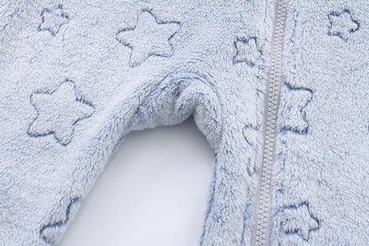 Somenie Unisex Baby Verdickte Onesie Kleidung für Herbst Winter Oberbekleidung Jungen Mädchen Niedliche Cartoon Fleece Warmer Body.