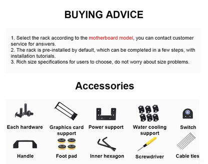 Open PC Case Frame Rack ITX MATX ATX EATX Gamers Cabinet DIY Water Cooler Desktop PC Creative Gabinete Gaming Chassis MOD.