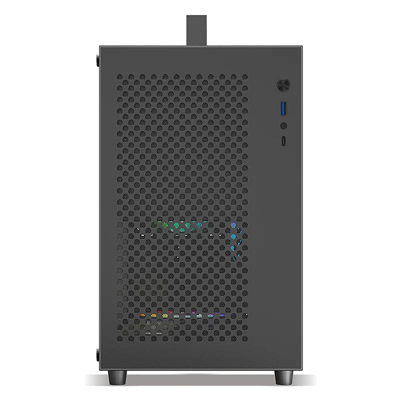 METALFISH S9 MATX Computer Case Gaming PC Chassis Support MATX/ITX/ATX PSU/240 Liquid Cooler/360mm GPU.