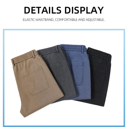 Men's Loose Straight Lyocell Wide Leg Trousers 2025 Autumn Winter Drape Comfortable Versatile Casual Pants Plus Size 5XL.