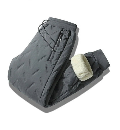 Men's down trousers autumn and winter new padded and thickened outdoor -20 degrees snow warm bottoms men's windproof Harem Pants.