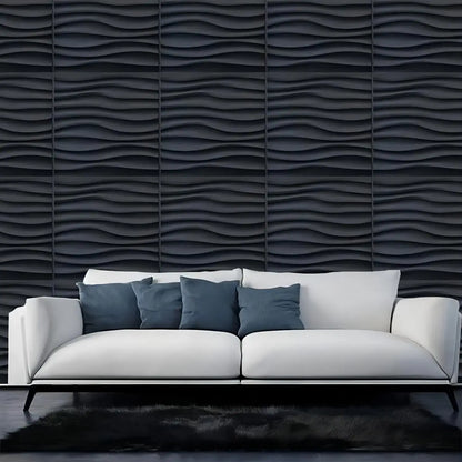 12/20/30pcs 3D pvc wall panels for indoor wall decoration, for living room hall bedroom hotel office,including tape