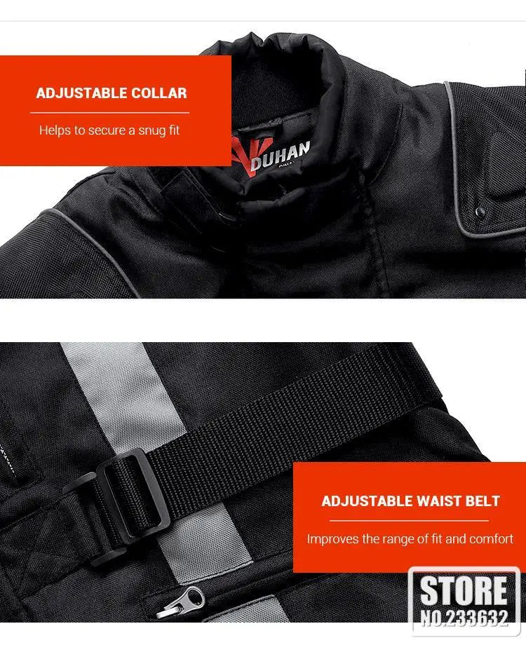 New Winter Motorcycle Jacket Warm Motorcycle Pants Wear-resistant Motorcycle Motocross Jacket Windproof Moto Protector.