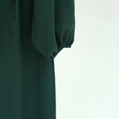 Muslim Modest Dress Kaftan Prayer abaya Ramadan Linen Abaya Dubai Turkey Islam Clothes Women Kebaya Robe Arabe Femme Musulmane