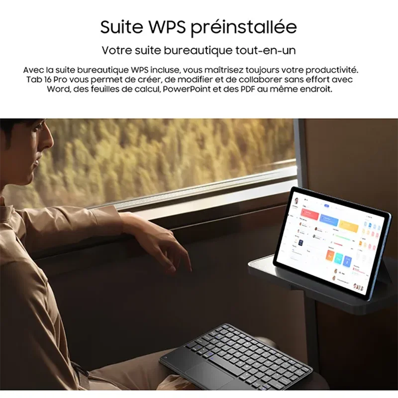 BLACKVIEW Tab 16 Pro Touch tablet 24Go + 256Go-SD 1To mAh 13MP + 8MP Android 14 Fast Charge-Dual SIM PC Mode.