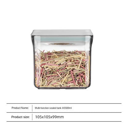 Airtight Food Storage Containers with Lids,Top Pop One Button Control,Air Tight Stackable Dry Cereal Container Set for Pantry