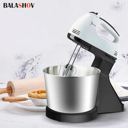 110V/220V Stand Food Mixers Kitchen Electric Food Blender Desktop Egg Whisk Cream Cake Dough Kneader Milk Frother Food Processor.