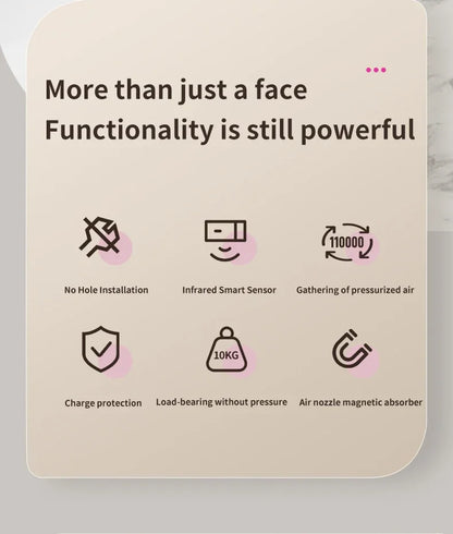 1600W Negative Ionic Hair Dryer For Dyson Hair Dryer Shelf 2 IN 1 Become Hand Dryer Whitout Drilling Hanger Household