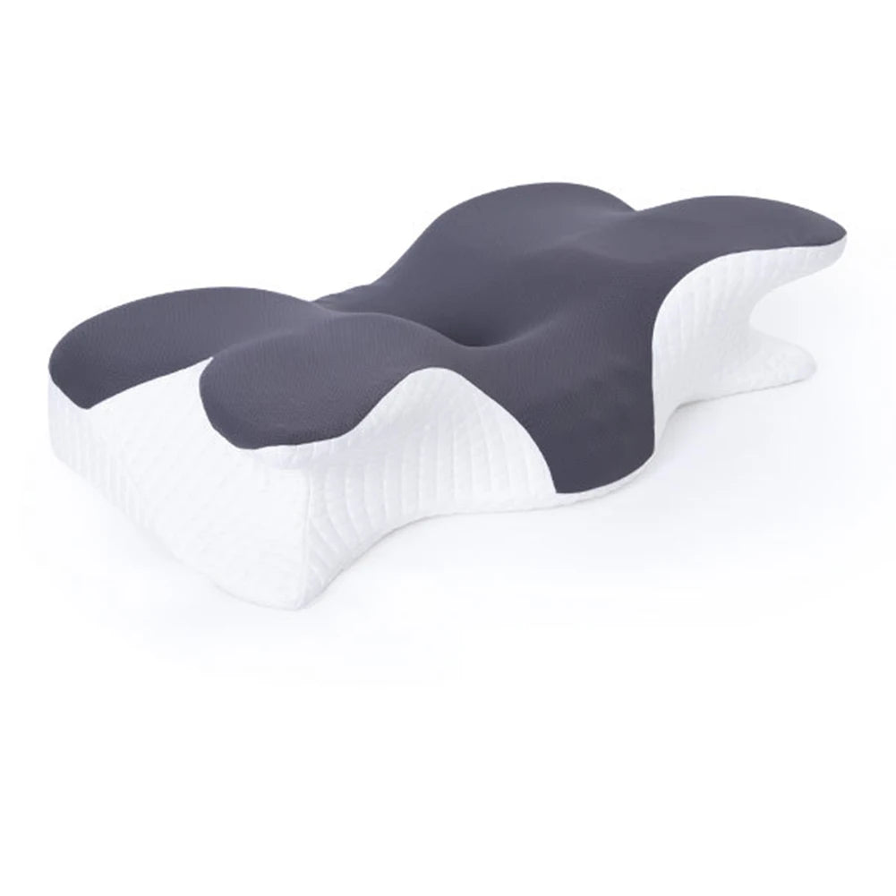 Ergonomic Sleep Cervical Vertebra Pillow Neck Protection Side Sleeping Butterfly Pillow Sleep Cervical Orthopedic Neck Pillow.
