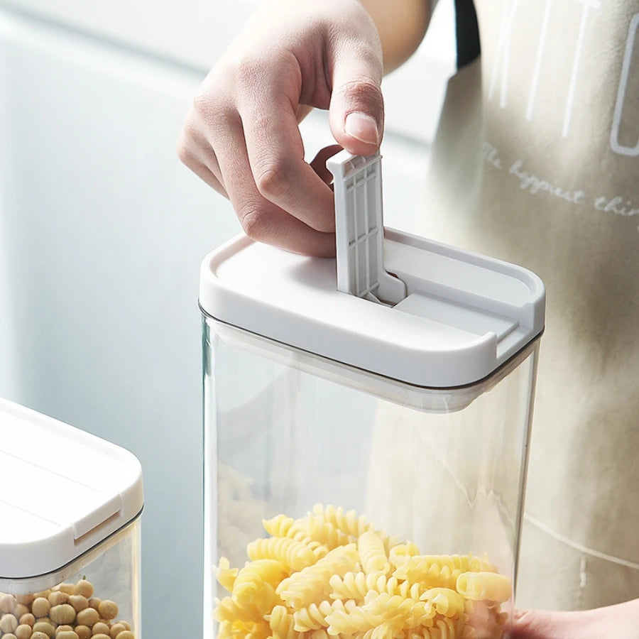 1PC Sealed Food Storage Box with Lid, Multiple Sizes Food Storage Organiser for Dry Food Cereal Storage.