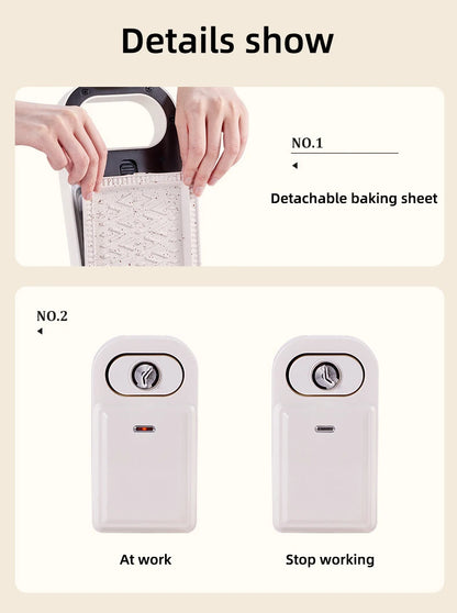 Electric Sandwich Maker Multifunctional Waffle Machine Toaster Baker Breakfast Machine Takoyaki Pancake Donuts Sandwichera 220V.