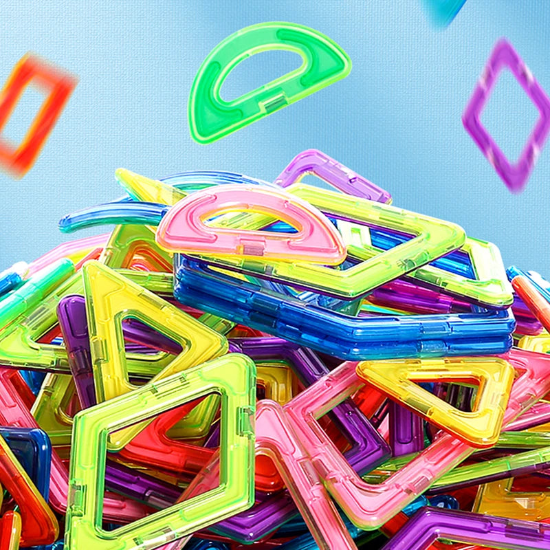 30-168pcs Magnetic Blocks Magnetic Designer Construction Set Educational Building Blocks Magnet Toys for Children Gifts.