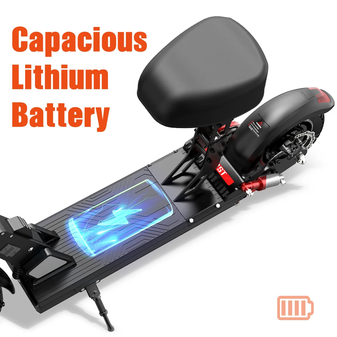 Bogist-C1 Pro Electric Scooter with Seat, Foldable Electric Scooter, 40km, 13Ah Battery, Innovative.