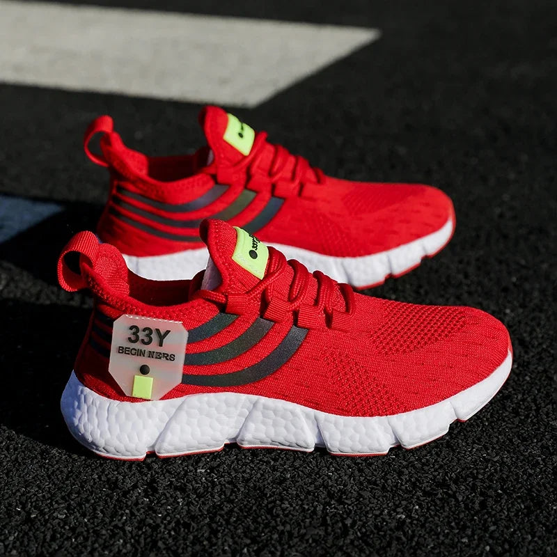 Men Casual Sports Shoes Breathable Lightweight Sneakers Summer Outdoor Tennis Running Walking Shoes Male Vulcanized Shoes Man.