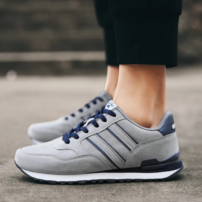 Künstliche Leder Männer Casual Schuhe Männlichen Frühjahr Männer Casual Licht Schuhe Sneakers Lac-up Wohnungen Atmungsaktive Freien Sapato.