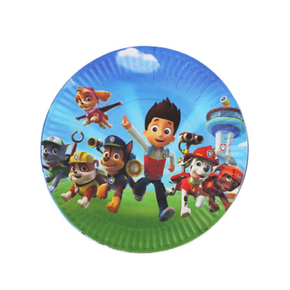 PAW Patrol Geburtstag Party Dekoration Neue Version Ballon Set Einweg Geschirr Kid Event Liefert Banner Hintergrund Geschenk