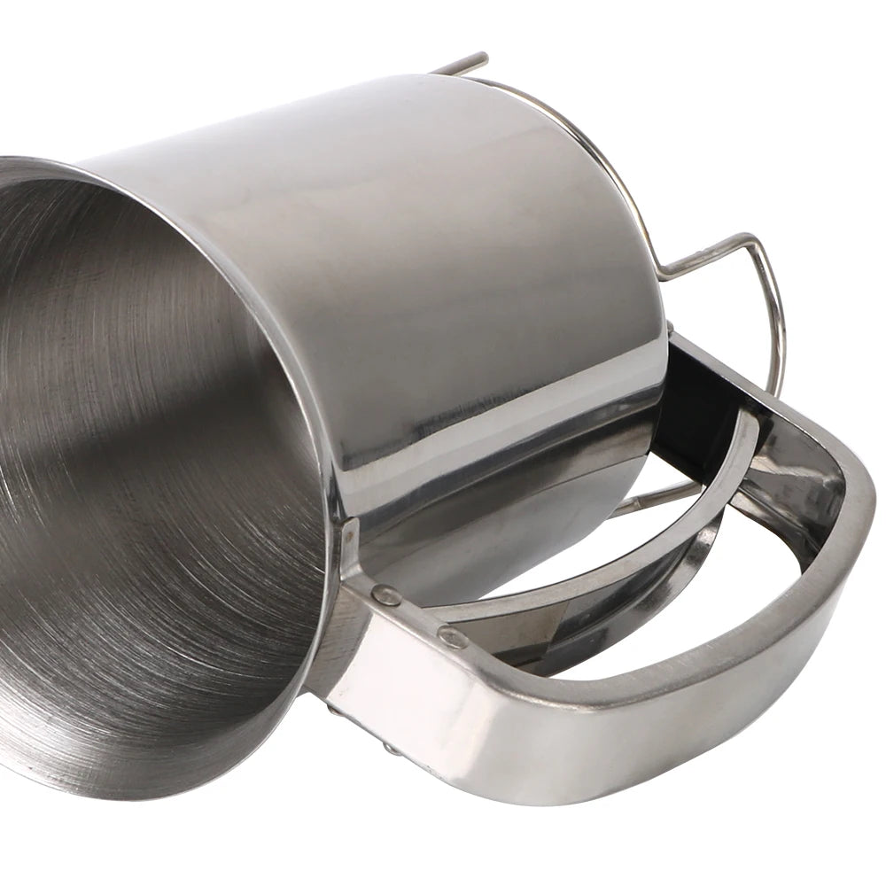 Kitchen Tool Cake Cupcake Dough Dispenser Funnels Piston Funnel With Support Batter Dispenser Baking Tools Stainless Steel.