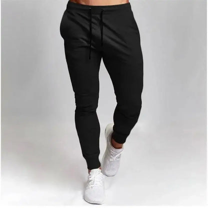 Casual Pants Men's Jogger Sweatpants Large Size Elastic Waist Sports Trousers Loose Fitness Clothes Spring Thin Section.