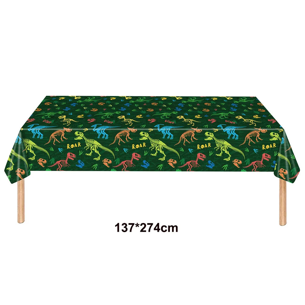 Jurassic Dinosaurier Geburtstagsparty liefert Dinosaurier Einweggeschirr Teller Tasse Serviette für Dinosaurier-Themen Party Kinder Jahre.