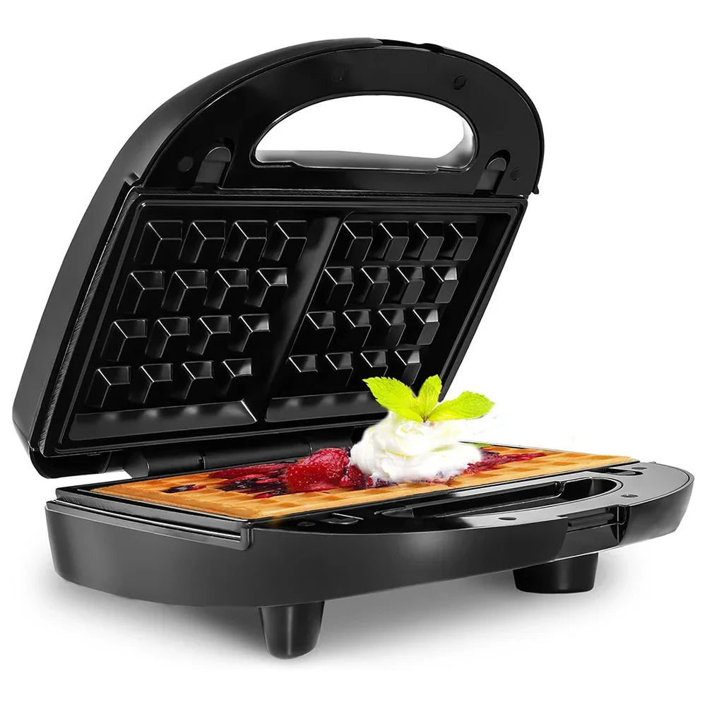 Mini Waffle Maker Sandwich Machine Cake Maker Nonstick Electric Baking Pan Multi Functional Dessert Breakfast Machine.