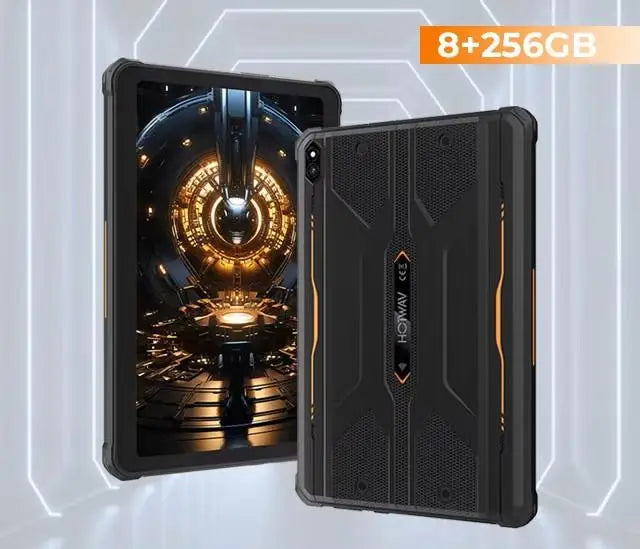 Rugged Tablet HOTWAV R10 Pro 20 (8+12)GB + 256GB, 10.1'' Display, 5MP+13MP Cameras, Android 14.0, 10800mAh Battery, Dual SIM, GPS, 4G