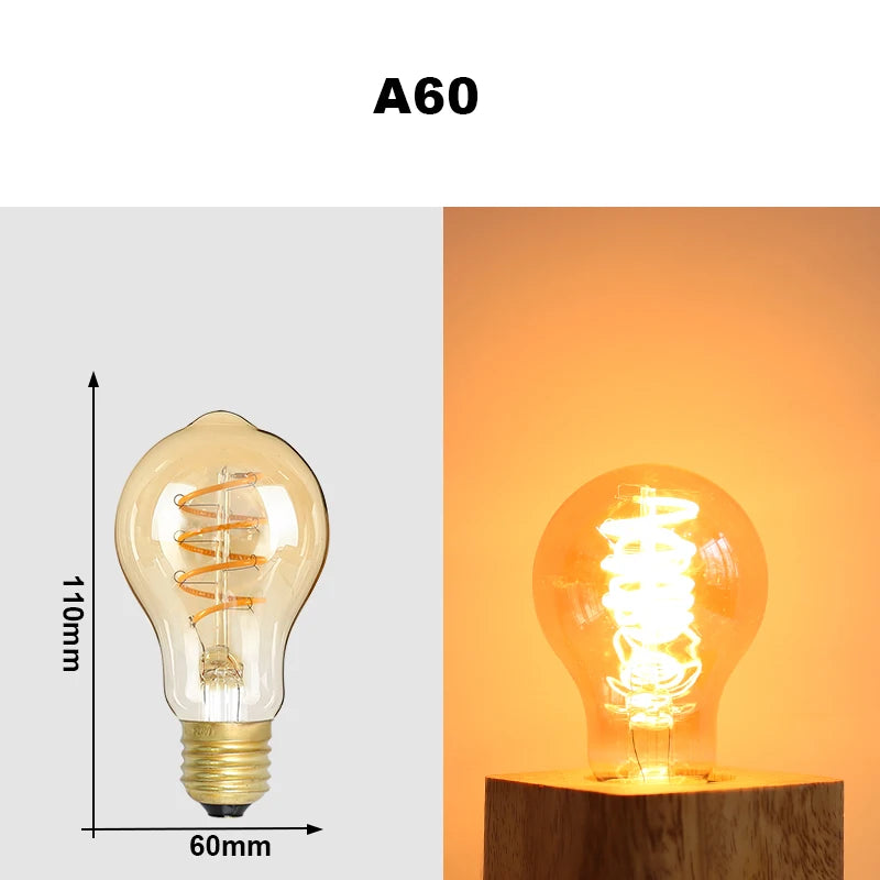 Vintage LED Edison Glühbirnen Lichter E27 AC 220V Retro Loft LED Lampe Schlafzimmer Esszimmer Für Home Dekoration innen Beleuchtung.