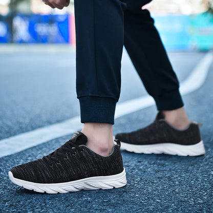 YRZL Running Shoes Men Sneakers Fashion Lightweight Trainers Breathable Walking Shoes Comfortable Athletic Sport Shoes for Men.