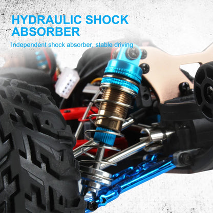 WLtoys  F21A 1:10 80KM/H RC Car 4WD 2.4G Metal Undercarriage Brushless Motor Remote Control High Speed Drift Monster Truck Toy.