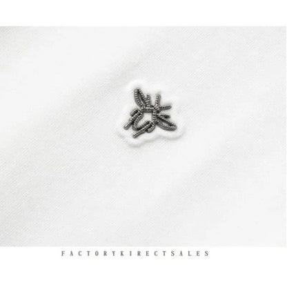 Minglu Spring Autumn Men's Sets Luxury Bee Printed Zipper Sweatshirt Solid Color Leisure Sports Elastic Wasit Pants Man Suits.