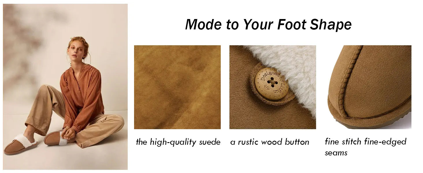 Kidmi Winter Men Plush Slippers Suede Fuzzy Soft Fluffy Collar Lining Men Slippers Indoor Warm Furry Fur House Flat Men Shoes.