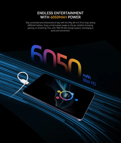 ALLDOCUBE iPlay60 Mini Pro Tablet 8.4" Display Helio G99 16GB(8GB+8GB Virtual)RAM 128/256GB ROM 4G LTE 6050mAh Android 14