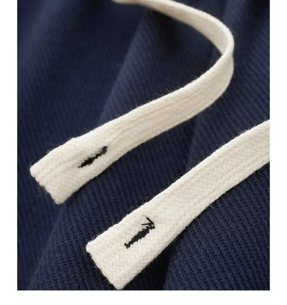 Männer Lose Gerade Hosen Diagonal Streifen Elastische Taille Alle-spiel Knöchel Länge Hosen Frühling Herbst Casual Outdoor Jogginghose