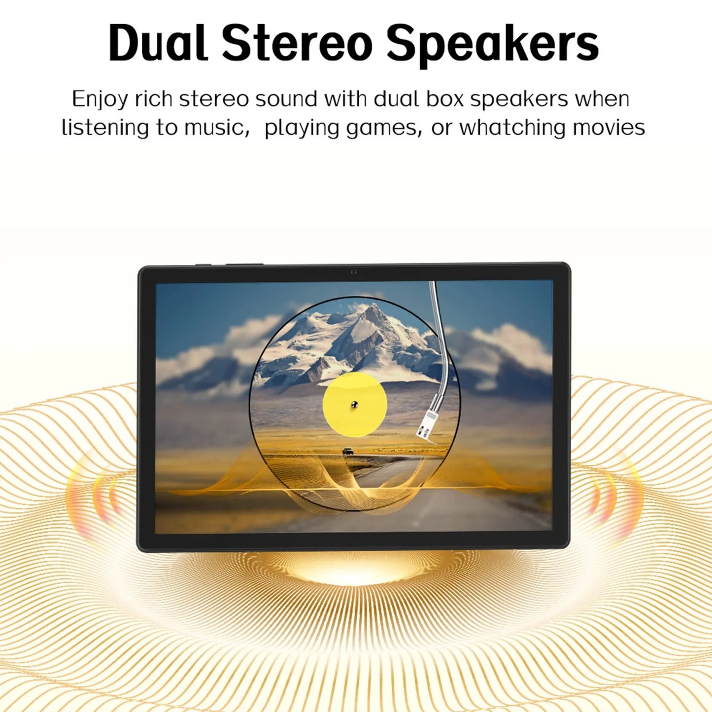 ANRY 10.95-inch HD Display Tablet Android 15 12GB RAM 128 ROM 2.4G/5G WiFi T606 Octa-Code 8000mAh Android Tablets with Case.