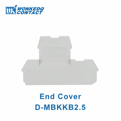 10 Stück MBKKB-2.5 Schraube Doppelstufe DIN-Schienenklemmenblock, 2,5 mm2 Drahtverbinder, universeller Durchgangsstecker 2 Schicht MBKKB2.5