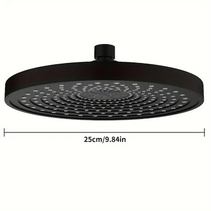 25cm Top Spray Large Water Volume Booster Shower Head Pressurized Single Head Home Bathroom Shower Head Set
