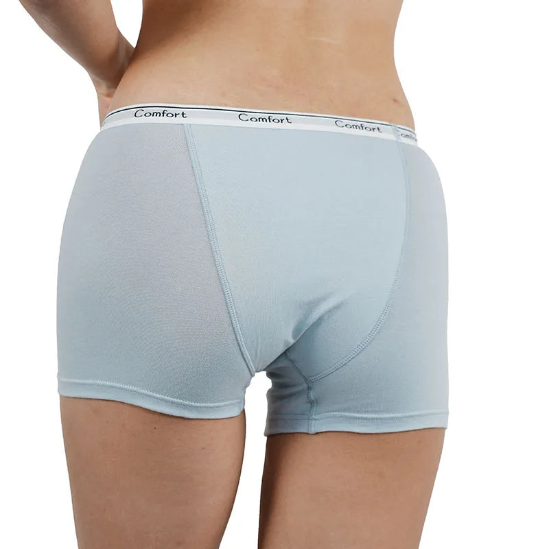 Cotton Menstrual Panties Women Leak Proof Boxer Short Underwear Female Menstruation Period Boyshort Underpants Woman Panty Panti